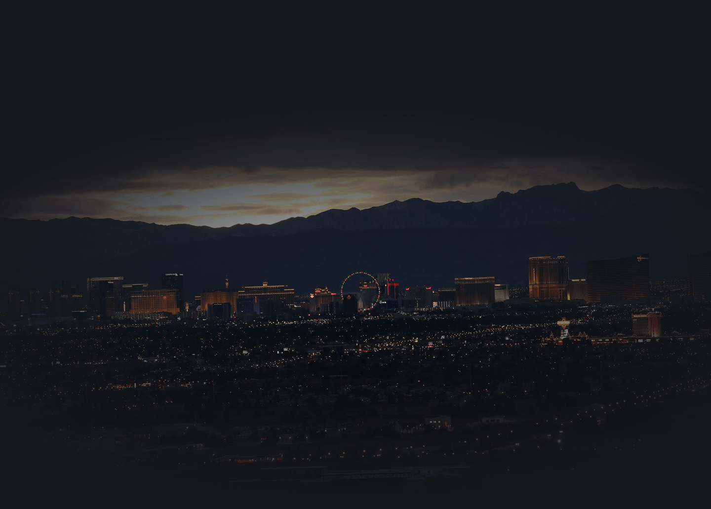 Las Vegas conference skyline